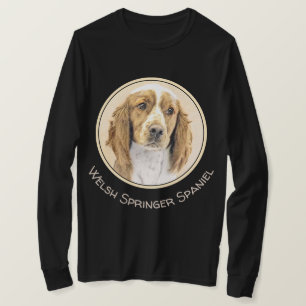 ウェルシュ・スプリンガー・スパニエル 絵画 - オリジナル ドッグアート Tシャツ