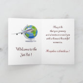 ウェルシュ・ボン・ヴォヤージュ・グリーティング カード (内部)