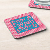 ウェルシュCwtchとハートを備えた6つのコルクコースターのセット コースター (左側)