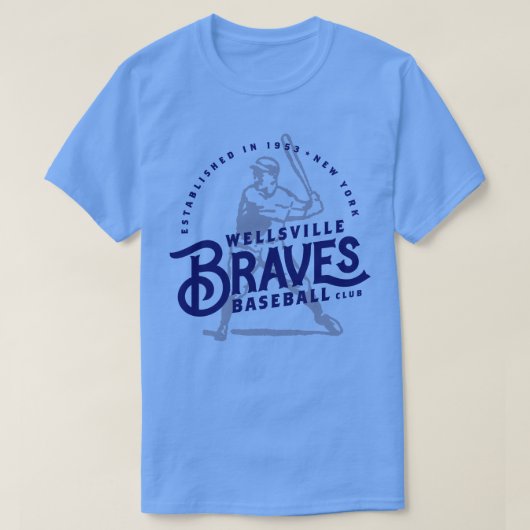 ウェルスビルブラベス Tシャツ (デザイン正面)