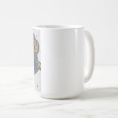 ウェルス ワイムジー マルチカラーレター デザイン コーヒーマグカップ (正面右)