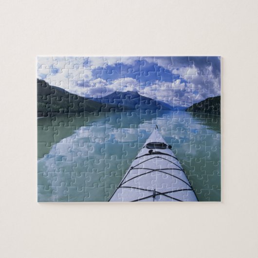 ウェルズのAzure Lakeの最後でカヤック ジグソーパズル (横)