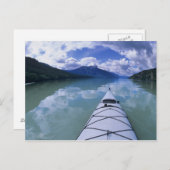 ウェルズのAzure Lakeの終点でのカヤック ポストカード (正面/裏面)