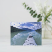 ウェルズのAzure Lakeの終点でのカヤック ポストカード (スタンド正面)