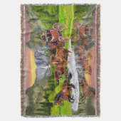 ウェルズファーゴステージコーチ スローブランケット (正面縦)