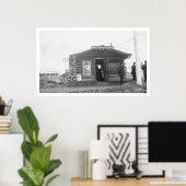 ウェルズファーゴタナアラスカ1909 ポスター (ホームオフィス)