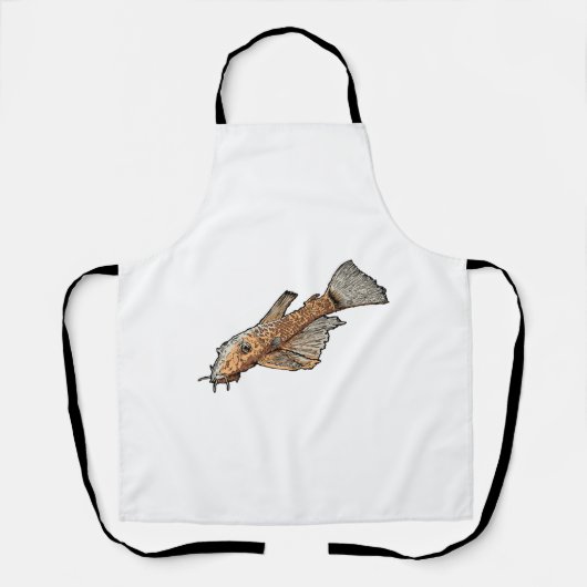 ウェルズフィッシュ魚釣り魚釣り エプロン (正面)