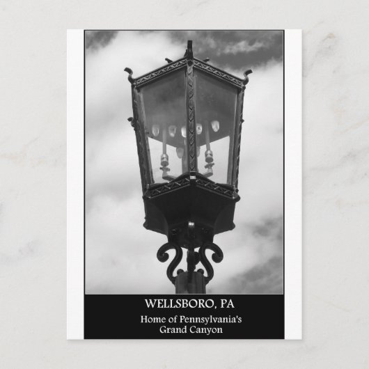 ウェルズボロ、ペンシルベニア州  ペンシルベニア州のグランドキャニオンの所在地 ポストカード (正面)