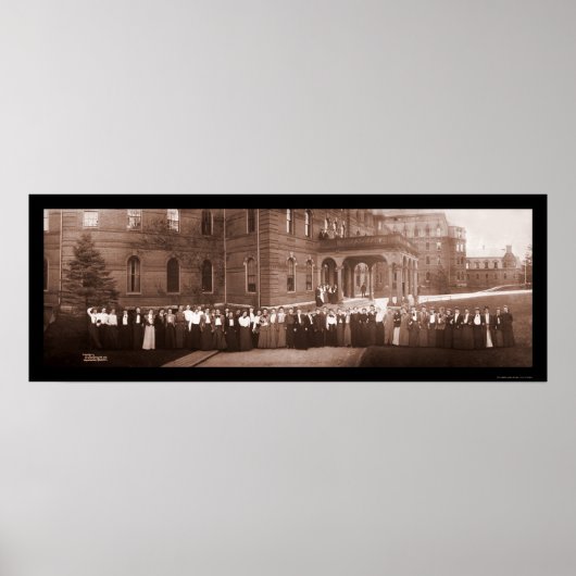 ウェルズリーカレッジMA写真1903 ポスター (正面)