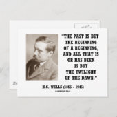 ウェルズ過去は始まりにすぎない ポストカード (正面/裏面)