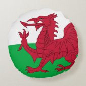 ウェルズ・ドラゴン～ウェールズ州旗 ラウンドクッション (裏面)