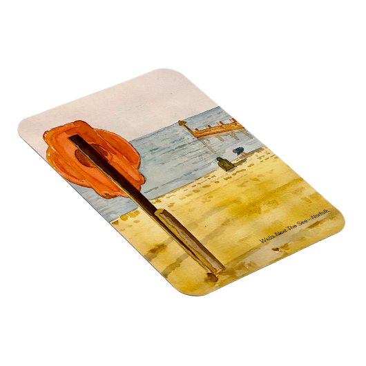 ウェルズ・ネクスト・ザ・シー・ノーフォーク・イングランドのお土産 マグネット (右側)