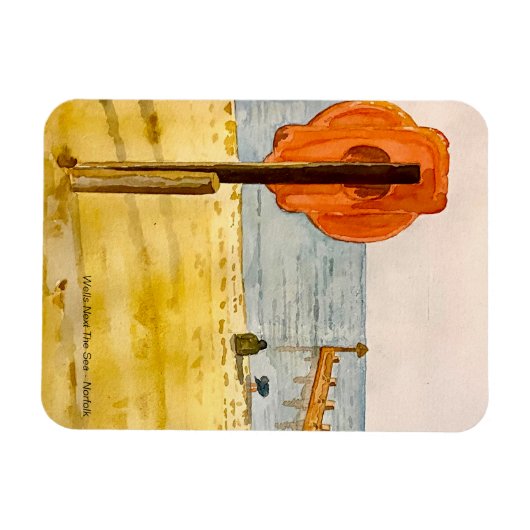 ウェルズ・ネクスト・ザ・シー・ノーフォーク・イングランドのお土産 マグネット (横)