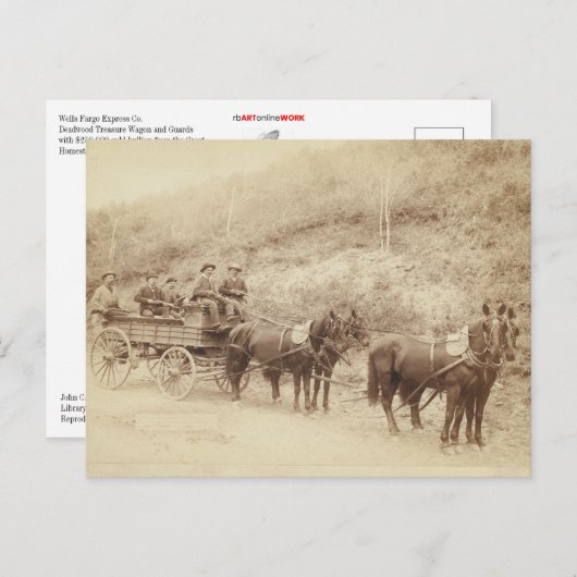 ウェルズ・ファーゴ表現のはがき ポストカード (正面/裏面)