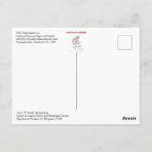 ウェルズ・ファーゴ表現のはがき ポストカード (裏面)