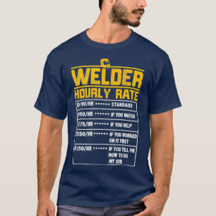 ウェルダおもしろいーの時給ギフト Tシャツ