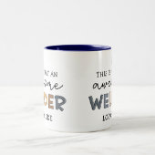 ウェルダおもしろいー素晴らしギフト ツートーンマグカップ (中央)