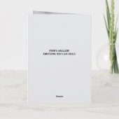 ウェルダンベル誕生日カード サンキューカード (裏面)