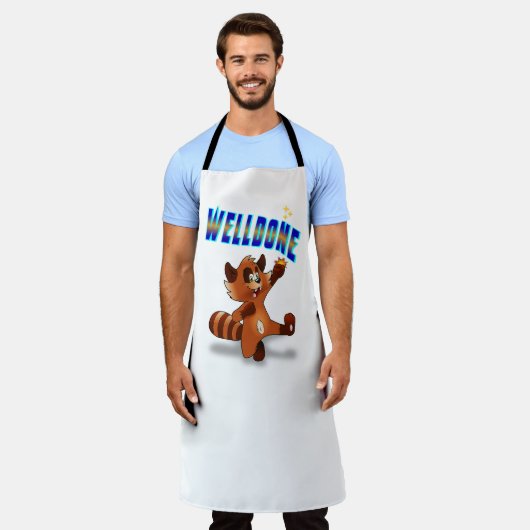 ウェルダン エプロン (着用した状態)