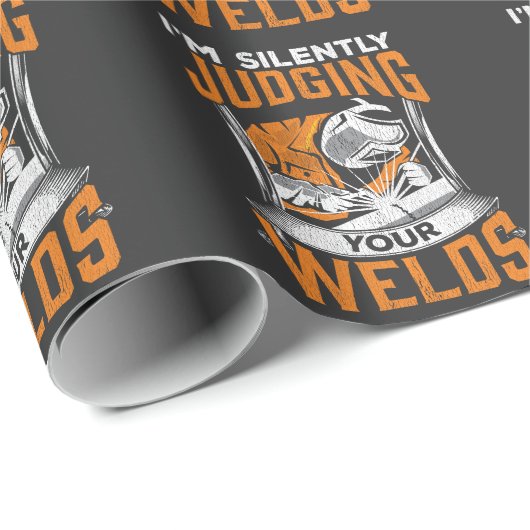 ウェルダーおもしろい引用文整備士職人のスキルユーモア ラッピングペーパー (ロールコーナー)