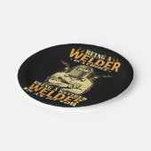 ウェルダーとしてのベクトルは退職した、 ペーパープレート (アングル)