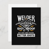 ウェルダーは物事を作ろうとする サンキューカード (正面/裏面)