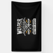 ウェルダーは物事を作ろうとする 横断幕 (縦)