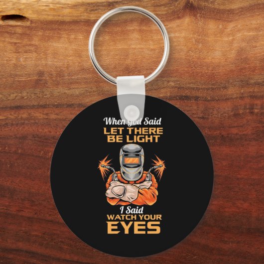 ウェルダーは目を見張ると言った キーホルダー (正面)