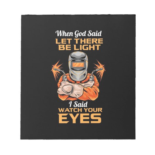 ウェルダーは目を見張ると言った ノートパッド (正面)