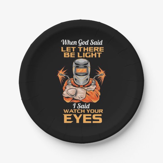 ウェルダーは目を見張ると言った ペーパープレート (正面)