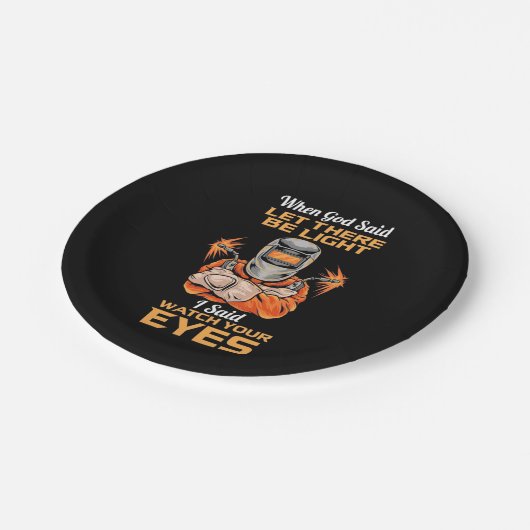 ウェルダーは目を見張ると言った ペーパープレート (アングル)