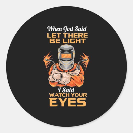 ウェルダーは目を見張ると言った ラウンドシール (正面)