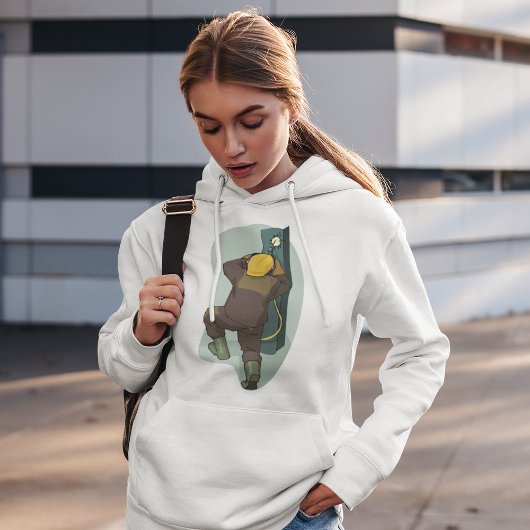 ウェルダーアットワークフード付きスウェットシャツ パーカ