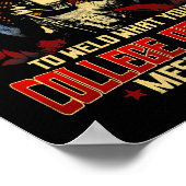 ウェルダーギフトおもしろい諺ヴィンテージ溶接加工 ポスター (角)