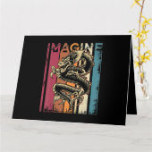 ウェルダーギフトおもしろい諺退職した溶接加工機 カード (黄色い花)