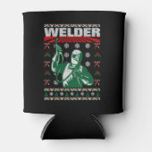 ウェルダークリスマス醜いセーター 缶クーラー (正面)