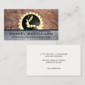 ウェルダーソー | 木製のリベット | 建築 名刺 (正面/裏面)