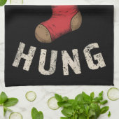 ウェルダーティつるクリスマスストッキングホリデーギフト キッチンタオル (折り畳み)