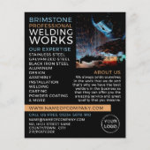 ウェルダーポートレート、金属労働者、ウェルダー広告ズ チラシ (正面)