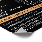 ウェルダーポートレート、金属労働者、ウェルダー広告ズ ポスター (角)