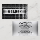 ウェルダーメタルルック名刺 名刺 (正面/裏面)