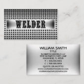 ウェルダーメタルルック名刺 名刺 (正面/裏面)
