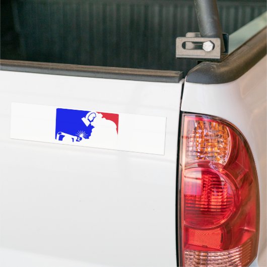 ウェルダーリーグロゴ – ウェルダーへの献上品 バンパーステッカー (トラック上)