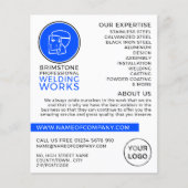 ウェルダーロゴ、メタルワーカー、ウェルダー広告ズ チラシ (正面)