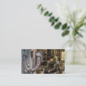 ウェルダーヴィンテージ鍛冶ホースシューズ 名刺 (スタンド正面)