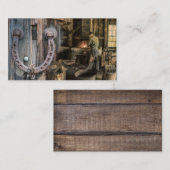 ウェルダーヴィンテージ鍛冶ホースシューズ 名刺 (正面/裏面)