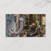 ウェルダーヴィンテージ鍛冶ホースシューズ 名刺 (正面)