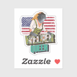 ウェルダー女の子のためのウェルダークイーンギフト シール