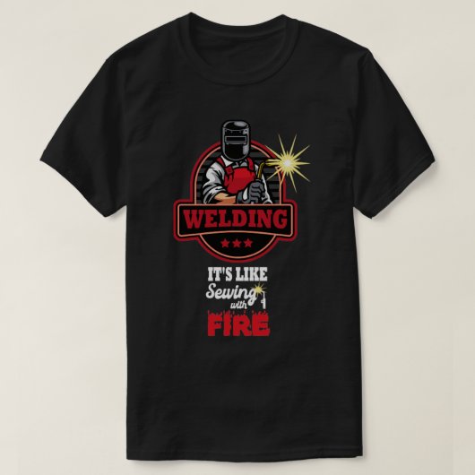 ウェルダー専門ウェルダーギフト Tシャツ (デザイン正面)