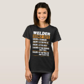 ウェルダー時給おもしろいギフト溶接機 Tシャツ (正面フル)